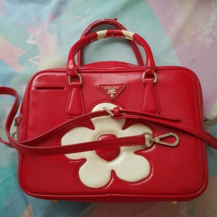 Prada Vintage Handbag / Sling Bag, Luxury, Bags & Wallets on Carousell