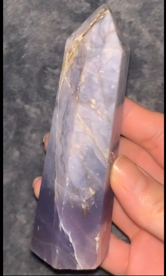Violet flame agate on sale