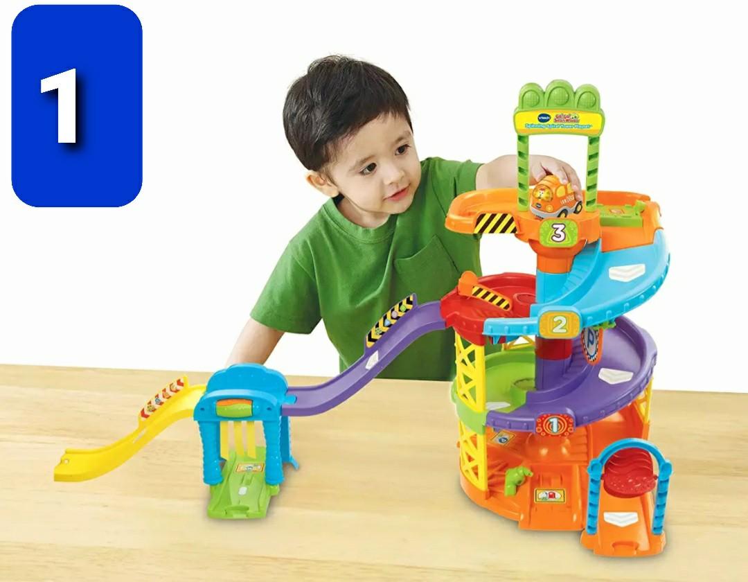 Vtech Car Spiral Tower and Car Wash Set, Babies & Kids, Toys & Walkers