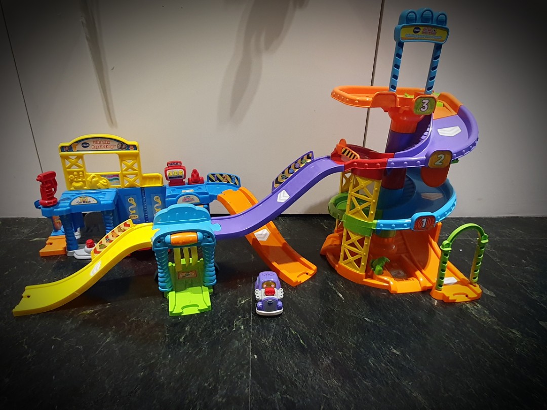 Vtech Car Spiral Tower and Car Wash Set, Babies & Kids, Toys & Walkers