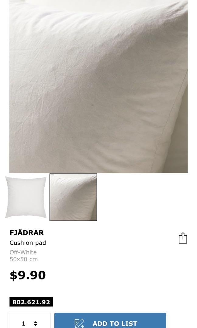 Feather cushion inserts ikea new arrivals