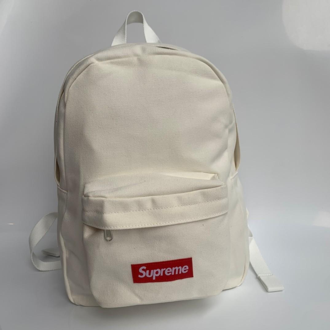 現貨Supreme 20FW Canvas Backpack Box Logo 帆布雙肩背包書包尺寸40