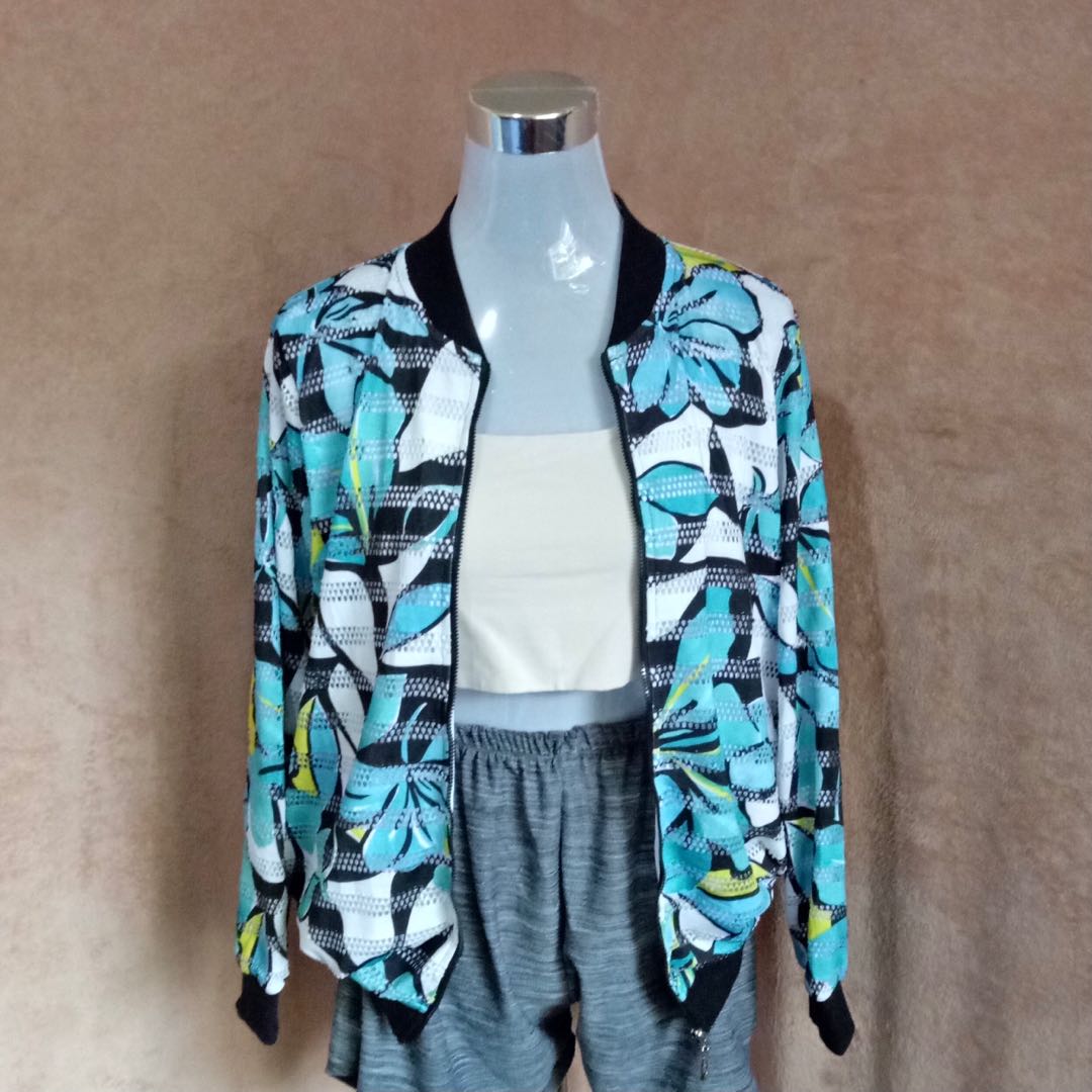 multicolor camo jacket