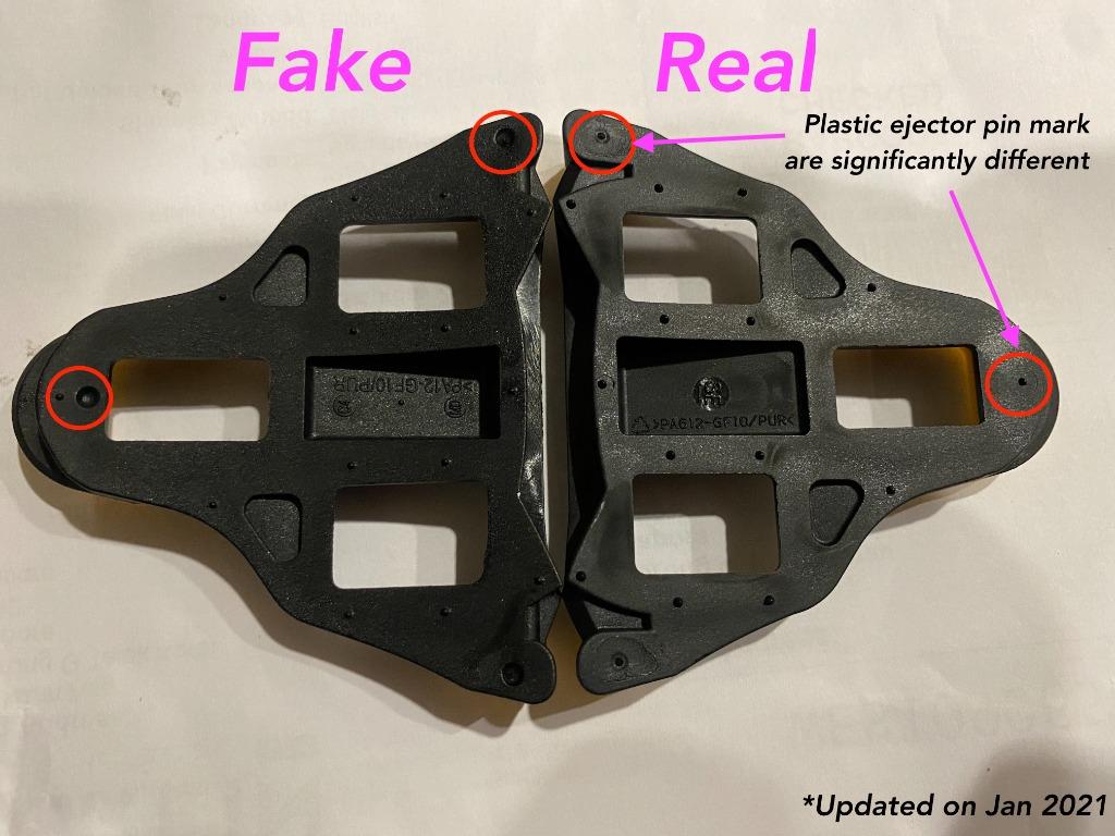 Be weary of fake Shimano Cleats