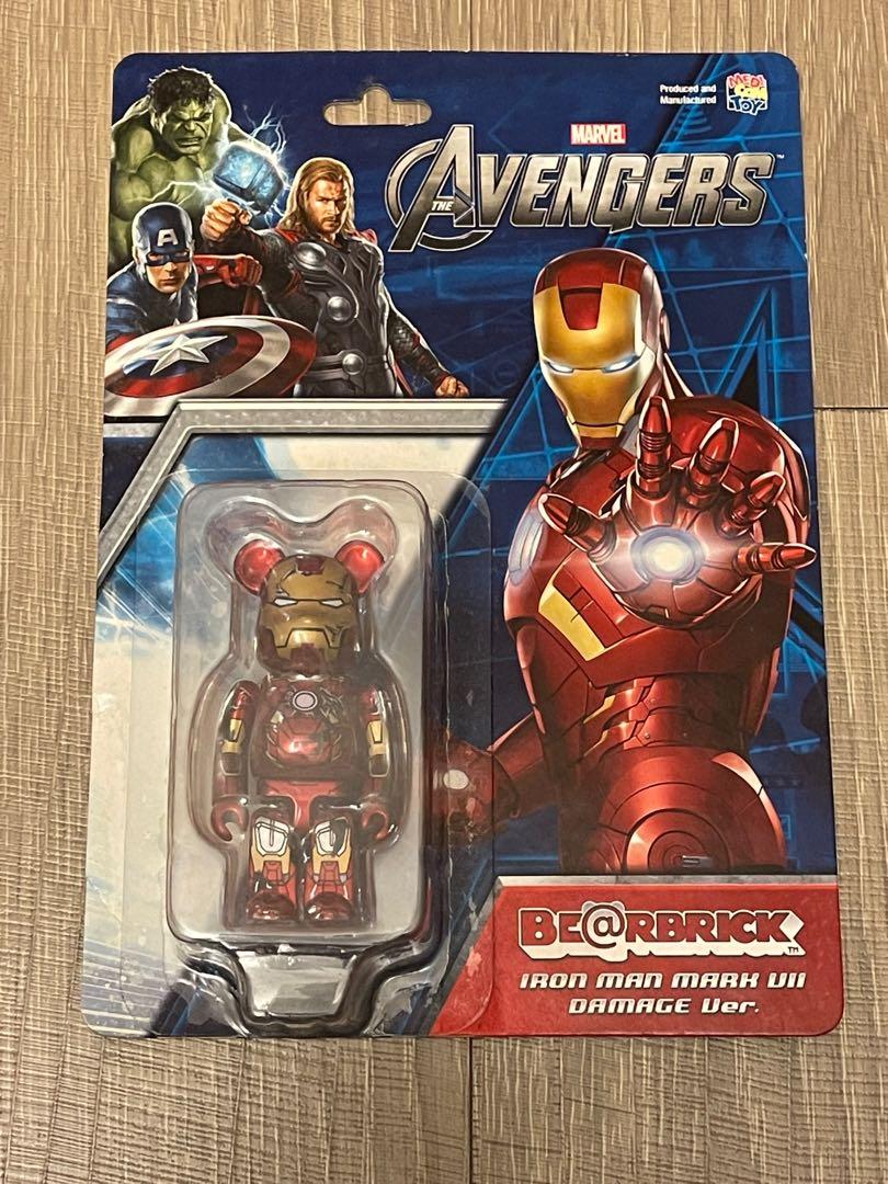 満点の BE@RBRICK IRON MAN MARK VII DAMAGE400％ その他 ...