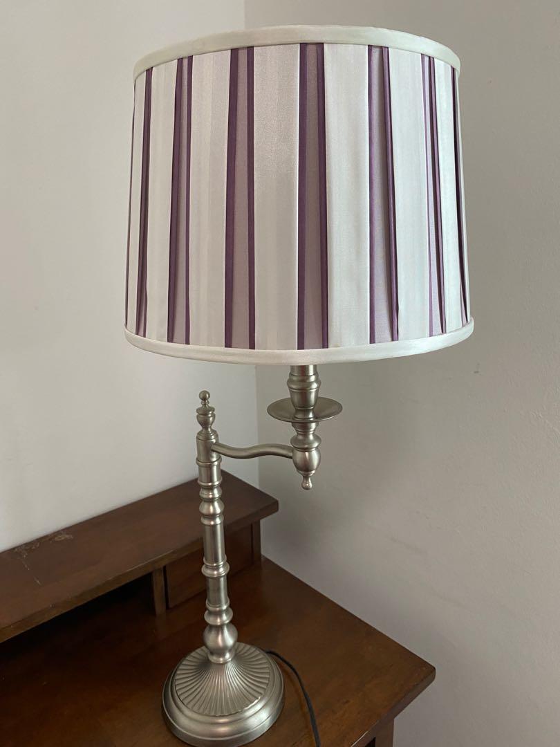 Bedside table lamp Laura Ashley, Furniture & Home Living, Home Decor