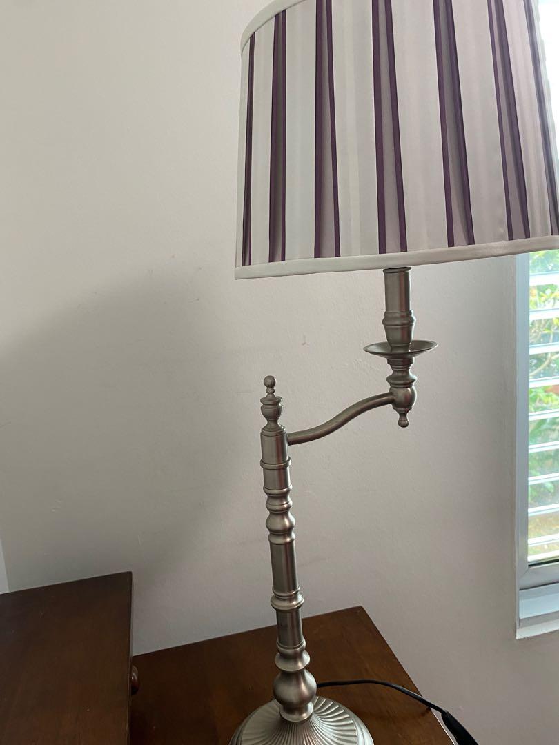 Bedside table lamp Laura Ashley, Furniture & Home Living, Home Decor