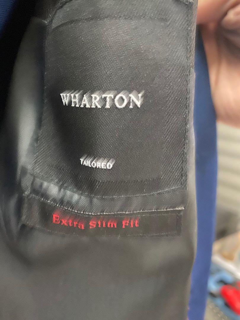 Blue Suit and pants ala Zara (Category: Sleep and Loungewear) located in Manila. Submitted by derek_zoolander (Listing ID 1061248093, Image 2). Description: -Wharton brand -Blue suit and pants - extra slim fit suit - Panta size 34 Used only in Europe.