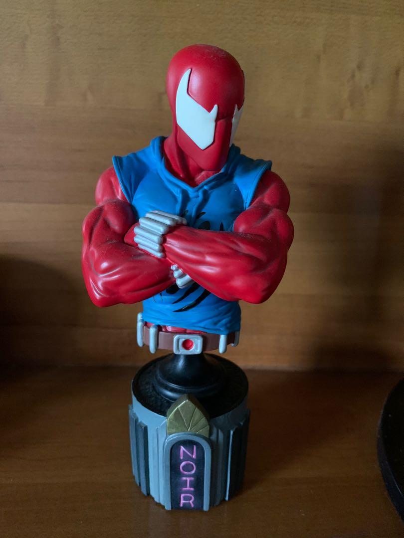 Bowen Spiderman Marvel Scarlet Resin-Bust 15cm Ltd 2000 By Bowen 
