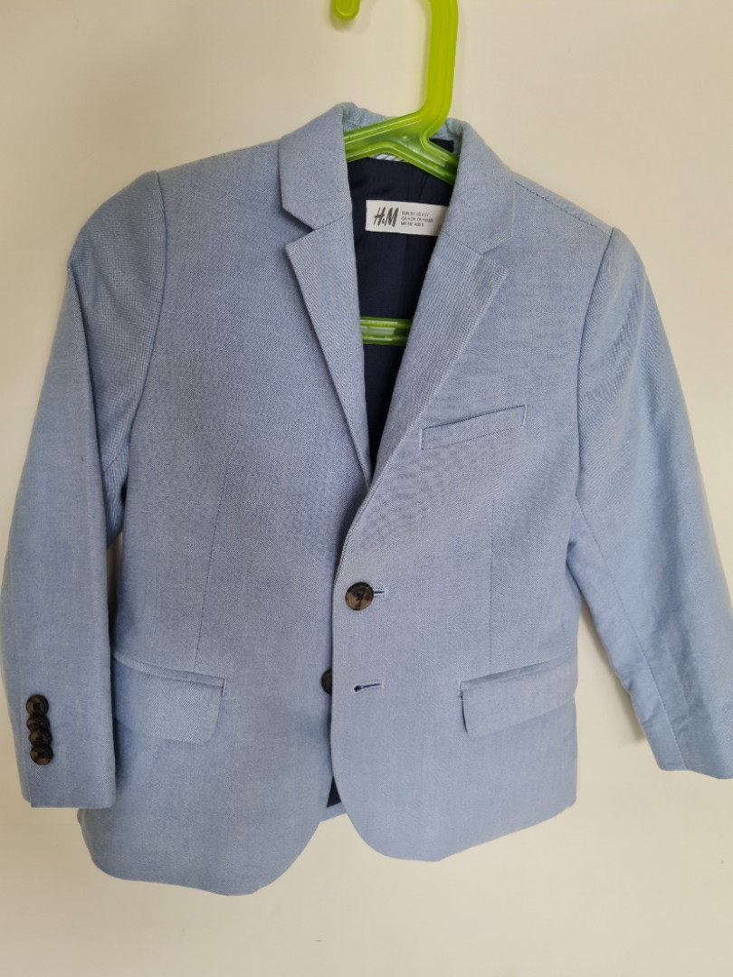 Boy's blue blazer, Babies & Kids, Babies & Kids Fashion on Carousell