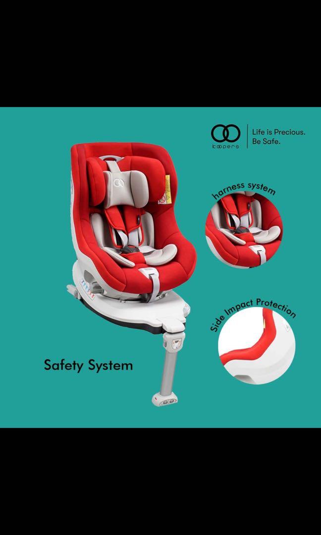 BRAND NEW Koopers Bolero car seat 360 degree 0 18kg