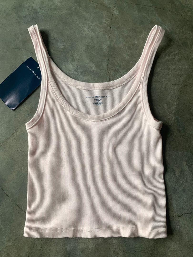Brandy Melville Beyonca Tank in pink, Women's Fashion, Tops, Other Tops on  Carousell