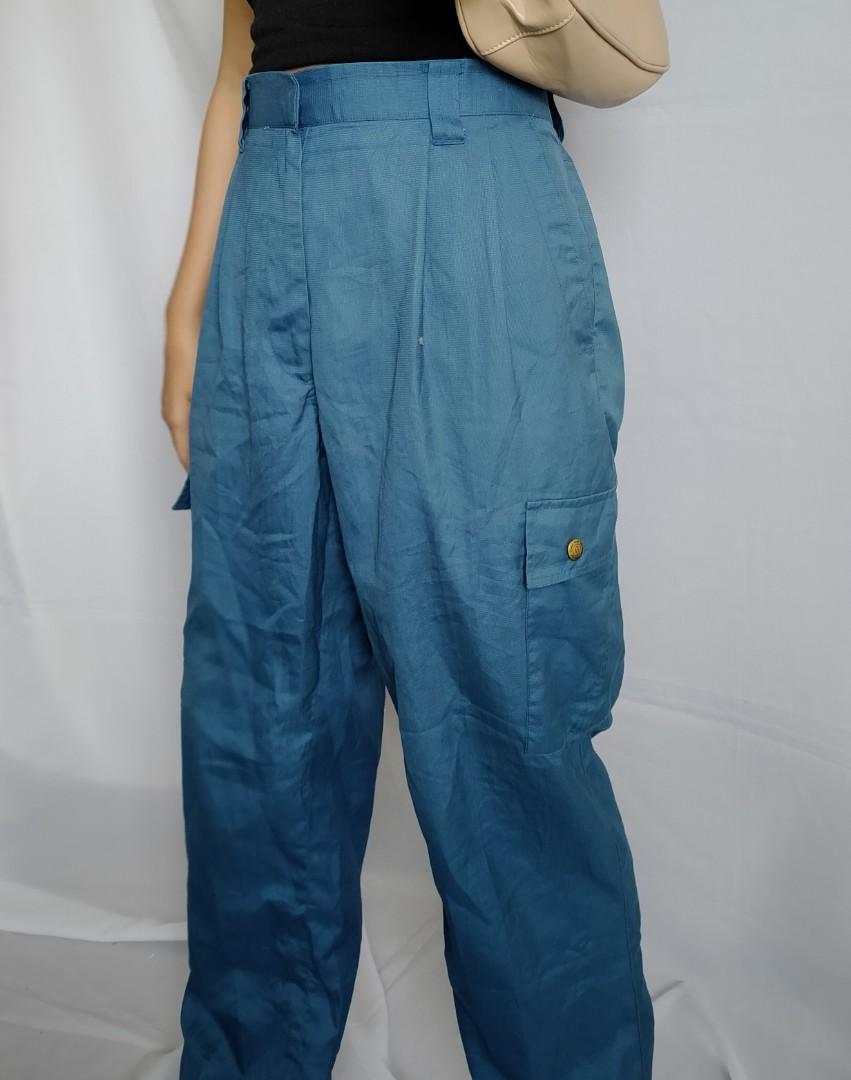 blue cargo jeans