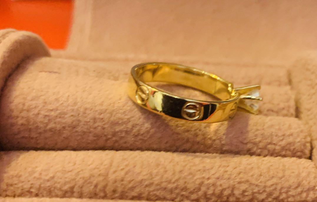 Cartier ring size 6 cheap