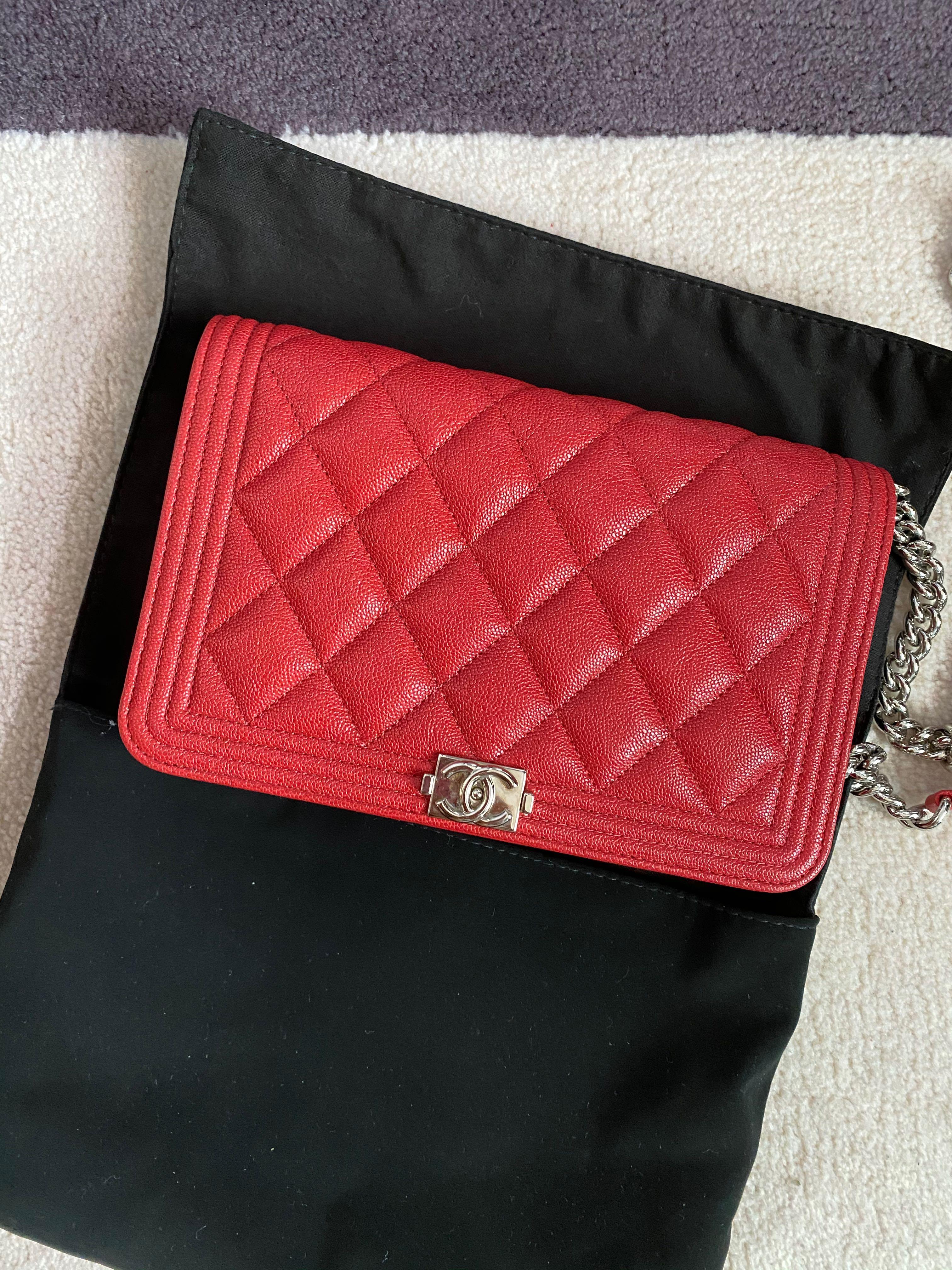 Chanel boy WOC, Women's Fashion, Bags & Wallets, Purses & Pouches on
