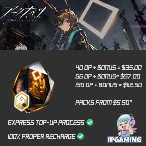 [100 Safe] Arknights Originium / Packs TopUp, Video Gaming, Gaming