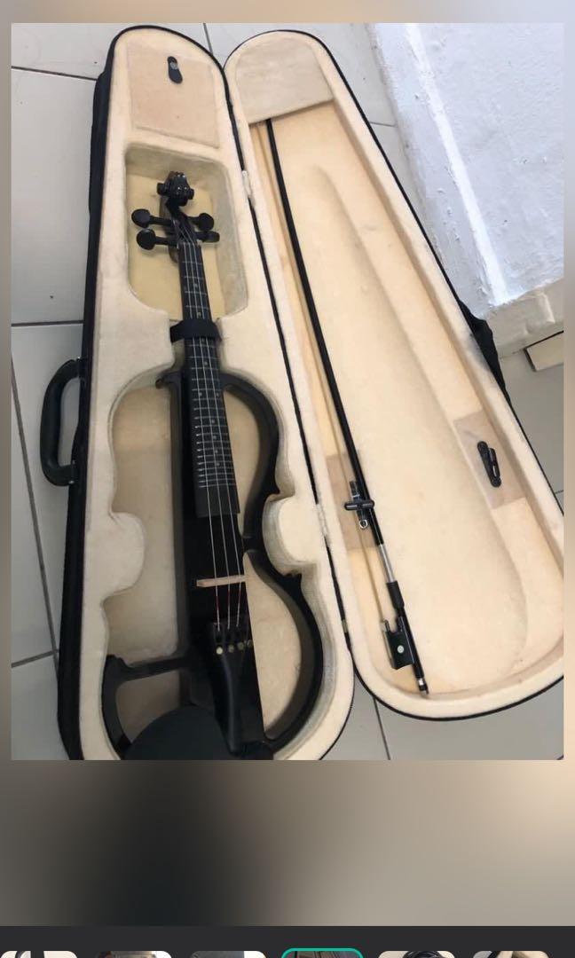 Custom electric violin, Hobbies & Toys, Music & Media, Musical