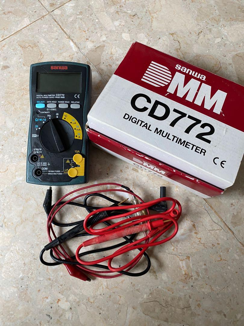 Digital Multimeter Sanwa CD772, Health  Nutrition, Health Monitors   Weighing Scales on Carousell