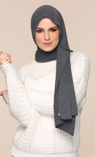 Duck Jersey Shawl In Earl Grey Muslimah Fashion Scarves On Carousell