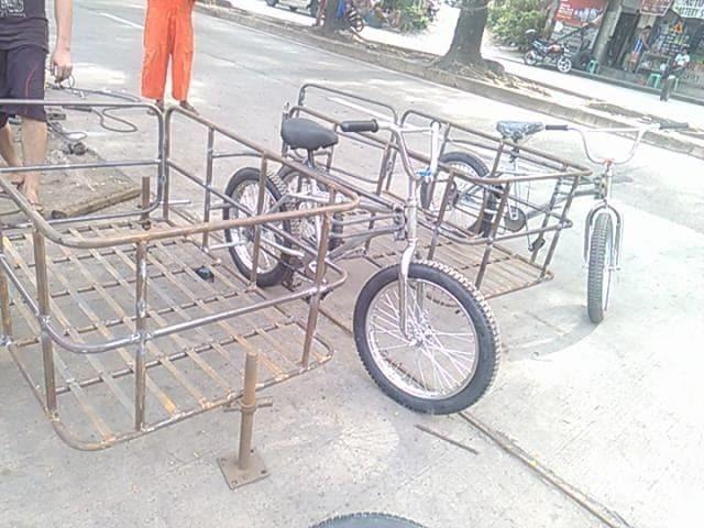 Extended sidecar fpr Sale (Category: Bicycles) located in Manila. Submitted by rionava (Listing ID 1061099091, Image 2). Description: Extended sidecar for sale brand new good for heavy load to carry, with heavy duty tire made to order accept customized for orders and other details just contact 09055382305. we deliver with minimum charge..
