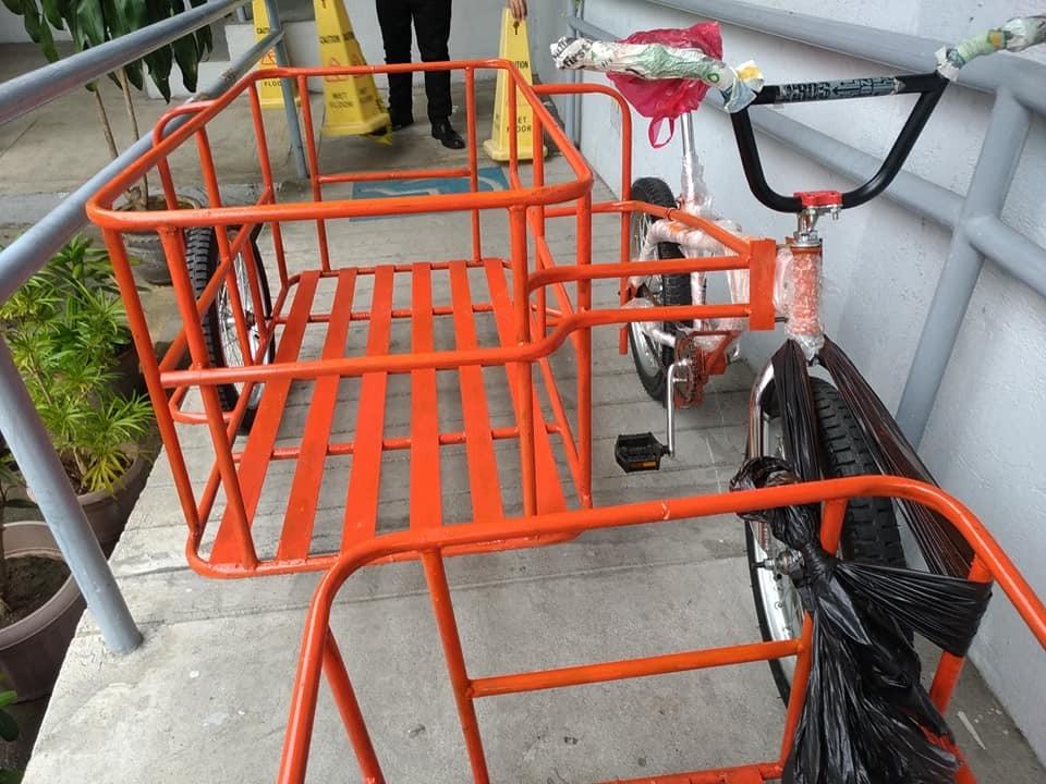 Extended sidecar fpr Sale (Category: Bicycles) located in Manila. Submitted by rionava (Listing ID 1061099091, Image 3). Description: Extended sidecar for sale brand new good for heavy load to carry, with heavy duty tire made to order accept customized for orders and other details just contact 09055382305. we deliver with minimum charge..