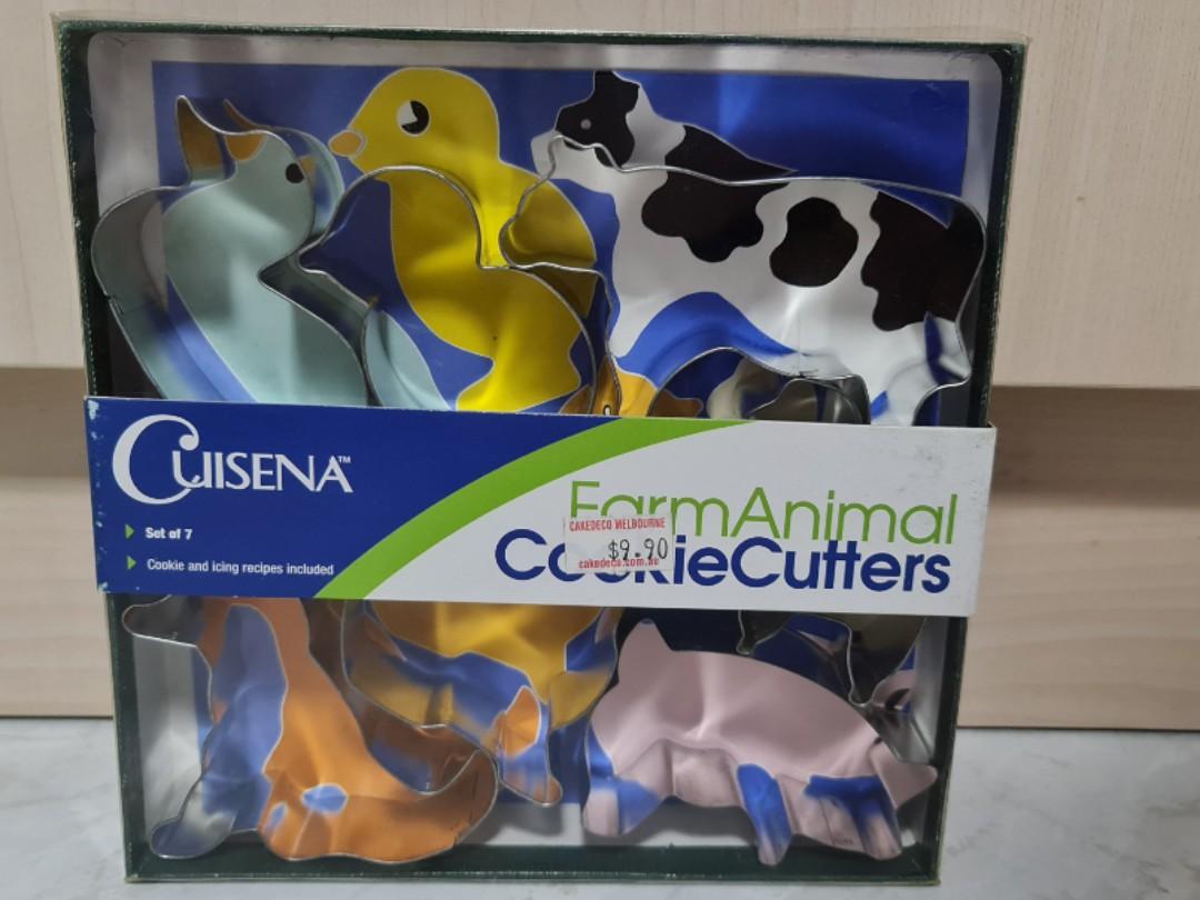 Farm Animals Cookie Cutters, Furniture & Home Living, Kitchenware