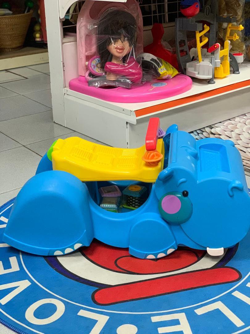 Porteur hippopotame fisher price on sale