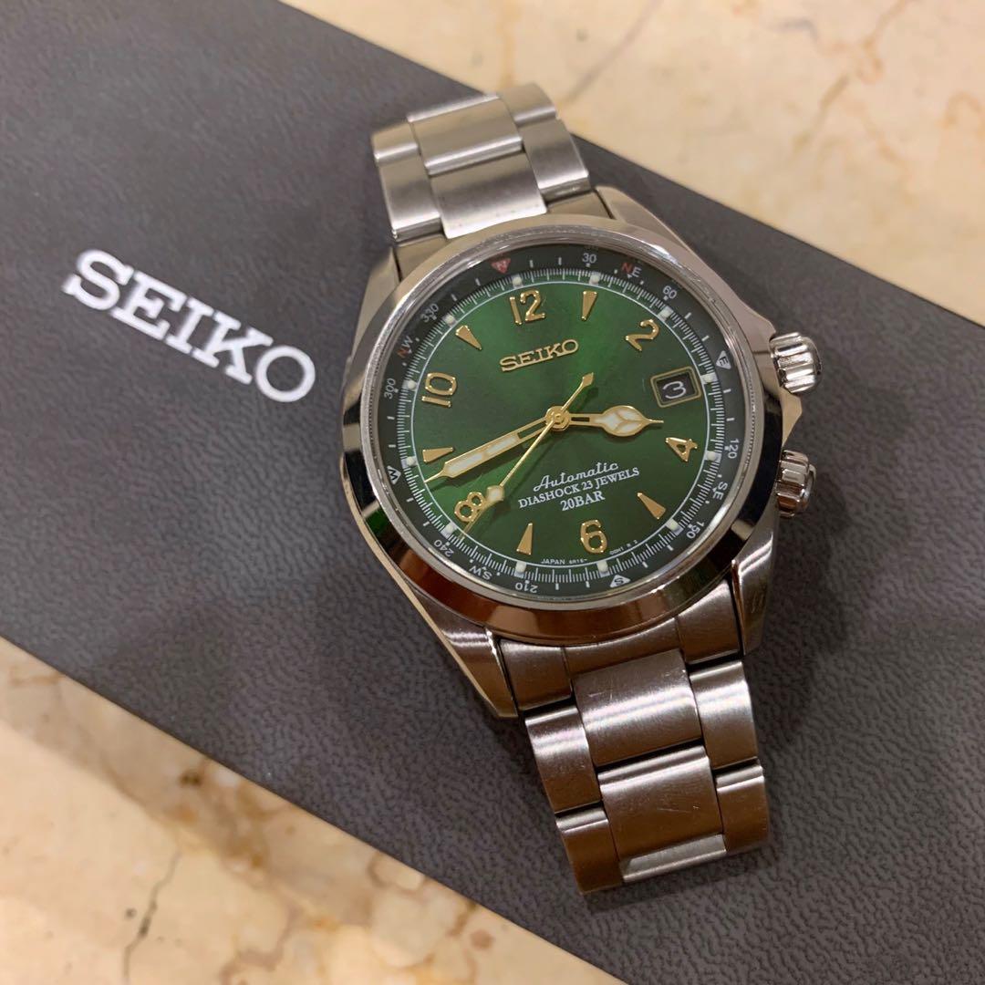 FULL SET] Seiko Alpinist SARB017, Luxury, Watches on Carousell