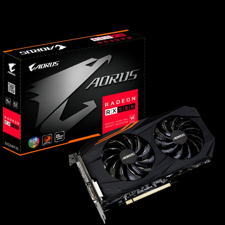 GIGABYTES AORUS Radeon RX580 8G USED Computers Tech Parts Accessories Networking on Carousell