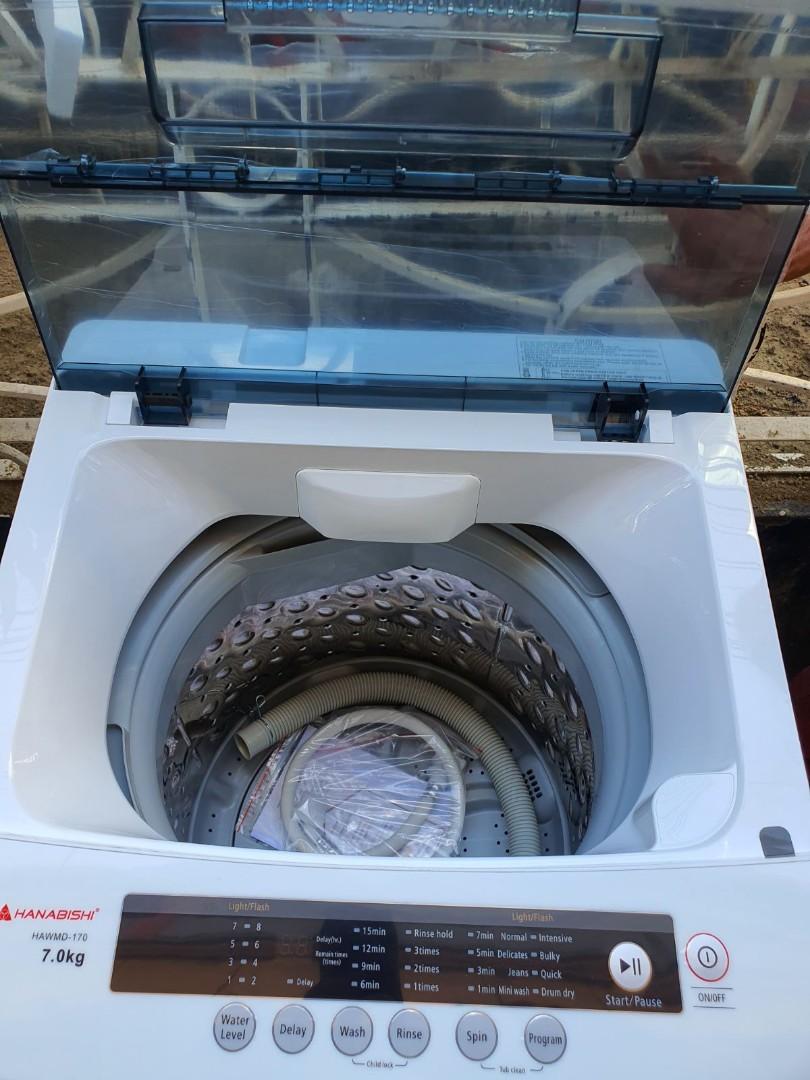 Hanabishi automatic washing machine, TV & Home Appliances, Washing