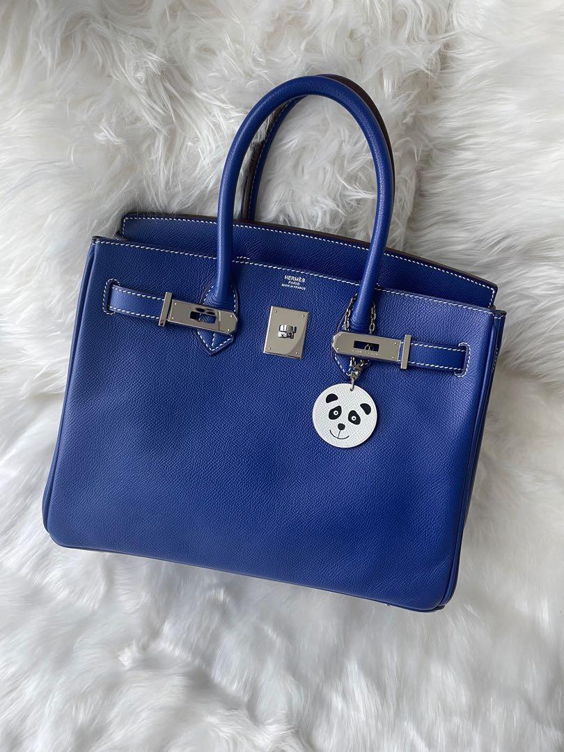 Hermes Birkins 30 Blue Jean, Luxury, Bags & Wallets on Carousell