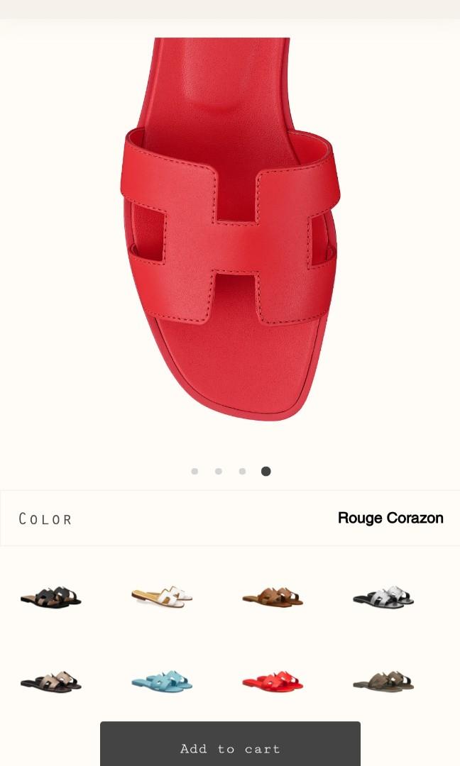Hermes Oran Sandals Luxury Sneakers Footwear on Carousell