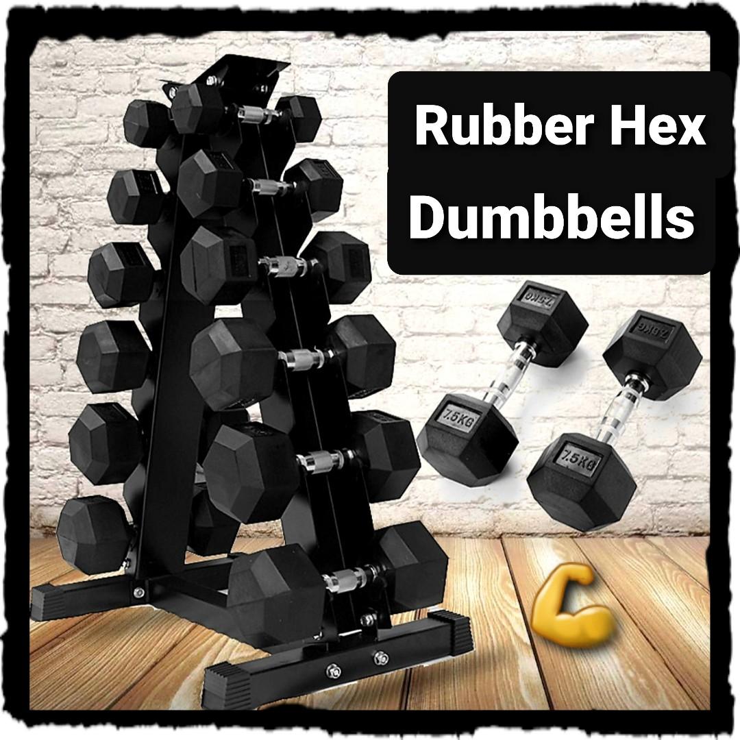 Hexagon Dumbbells We Also Sell Home Gym Equipment Squat Racks Barbell Bar Hex Dumbbell Gym Mats Deadlift Hexagon Dumbell Rack Pull Up Tower Rubber Weights Bumper Plates More Sports Equipment