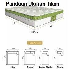 Size tilam hotsell super single