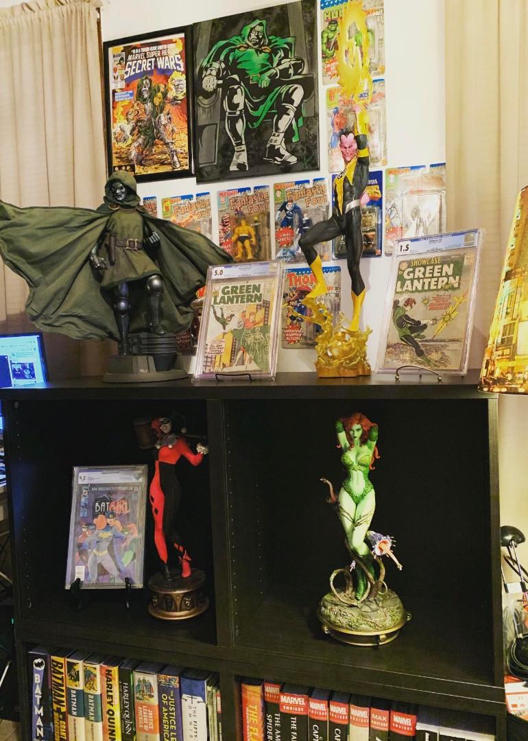 Ikea besta statue figure shelving marvel sideshow, Furniture & Home