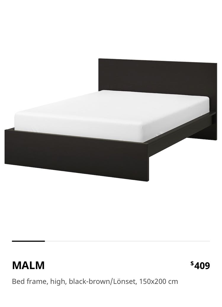 Ikea Malm Queen Bed Frame Free Delivery Assembling Furniture Home Living Frames Mattresses On Carou Ikea Malm Queen Bed Frame Free, Queen Bed With Trundle Ikea