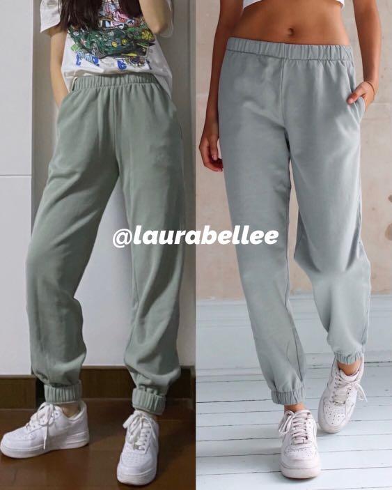 Green new arrivals brandy sweatpants