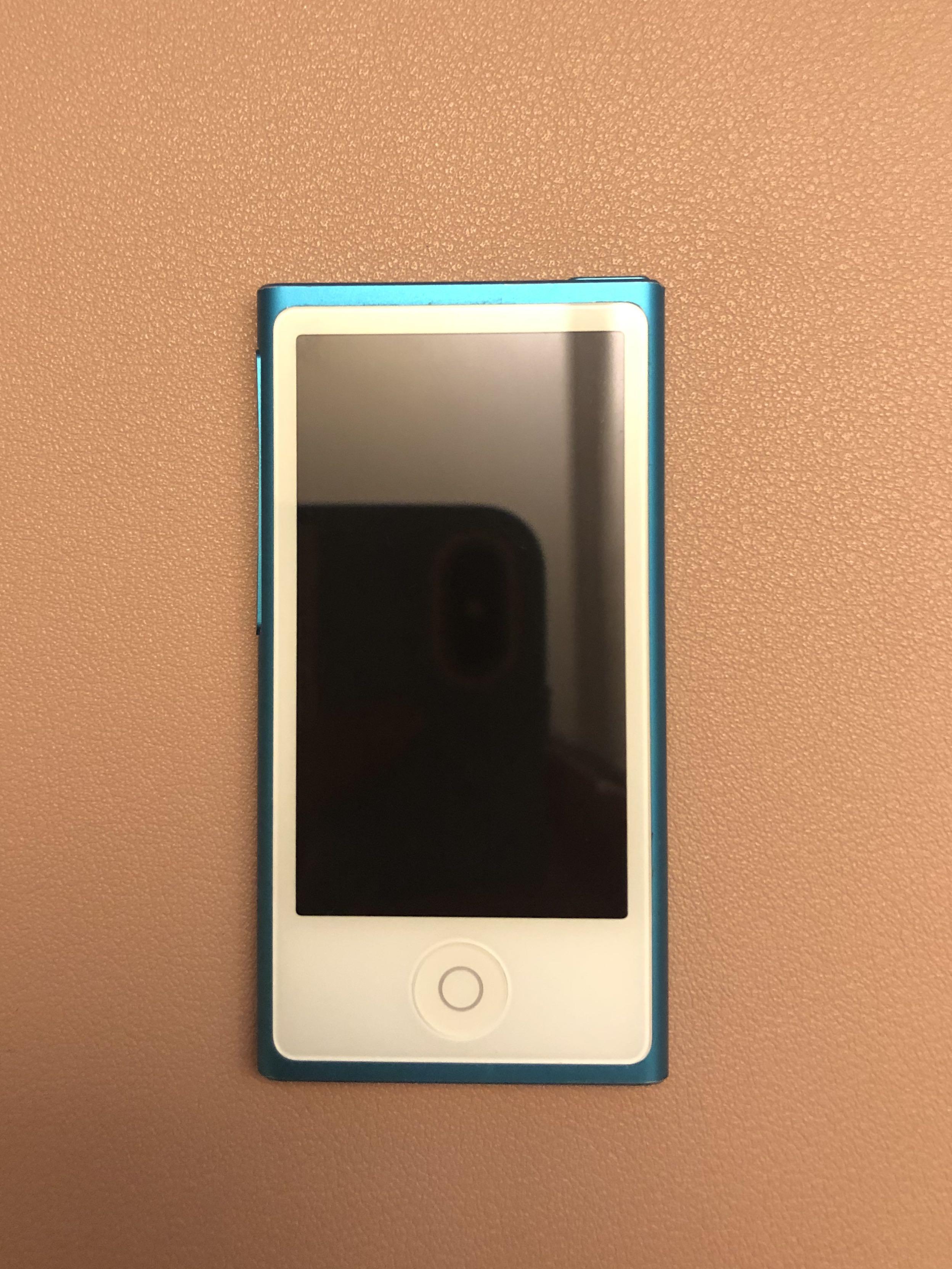Apple iPod Nano 7th gen 第七代16GB Sky Blue 天藍色, 電子產品, 錄音 