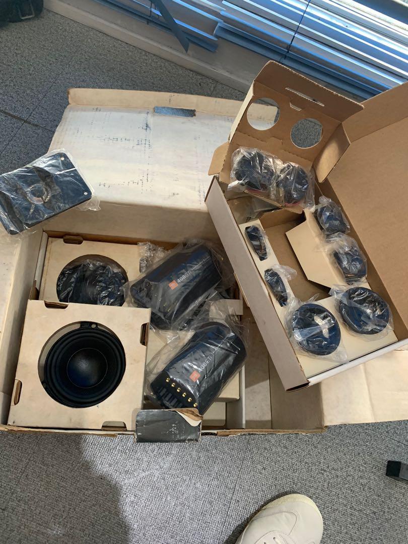 smag Maryanne Jones Bestået JBL 408 GTI Car speaker system (separates) Authentic USA, Car Parts &  Accessories, Audio, Video, Alarm and other Electronic Accessories on  Carousell