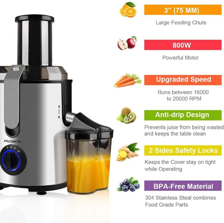 Picberm centrifugal juicer deals