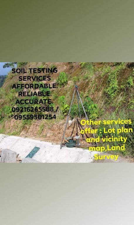 Land Soil test boring test topo survey lot plan vicinity, Commercial ...