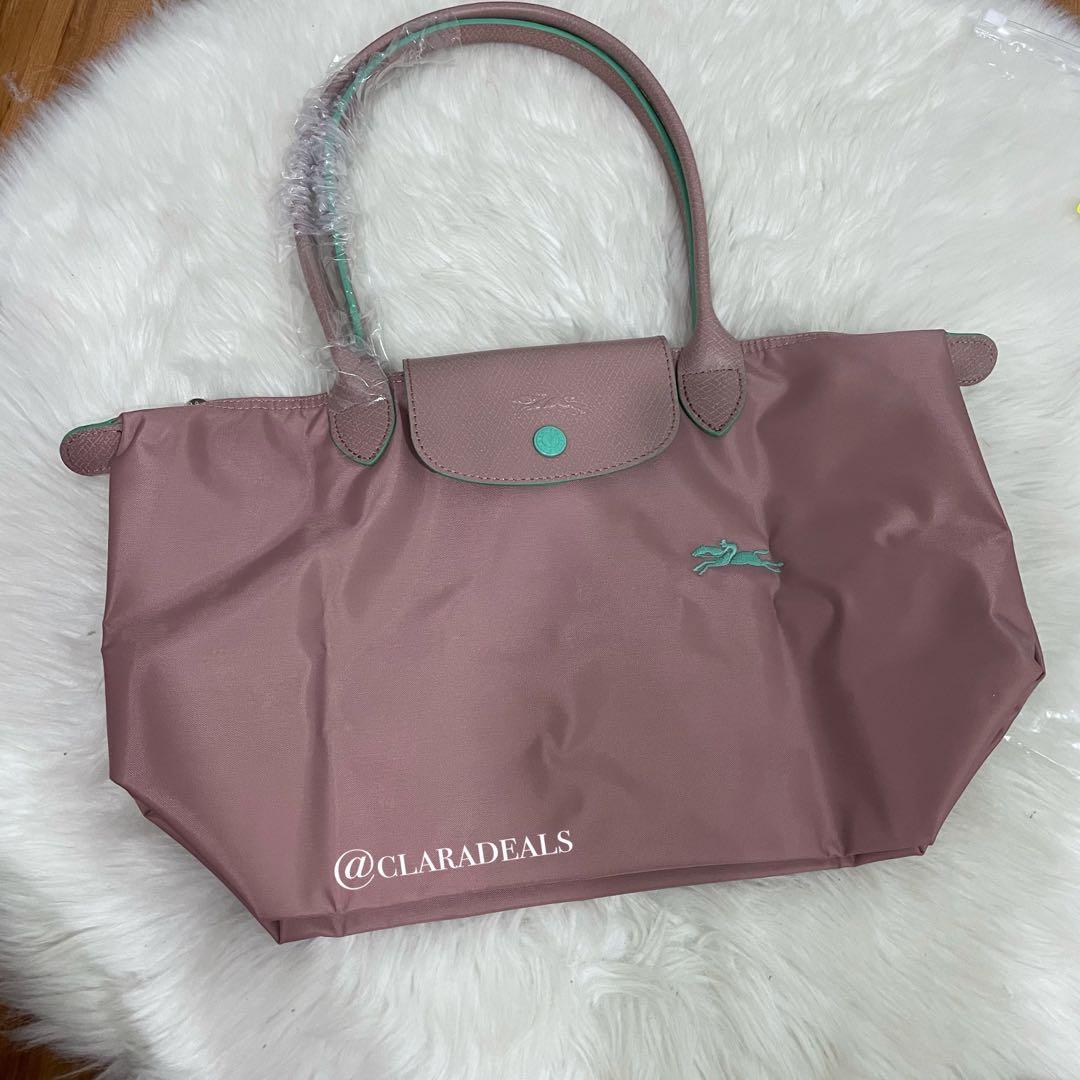 Longchamp Le Pliage Cuir Medium Top Handle Bag in Antique Pink, Women's  Fashion, Bags & Wallets, Tote Bags on Carousell