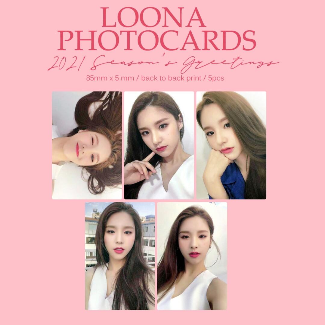 Loona 2021 Season S Greetings Photocard Please Read The Note Hobbies Toys Memorabilia Collectibles K Wave On Carousell