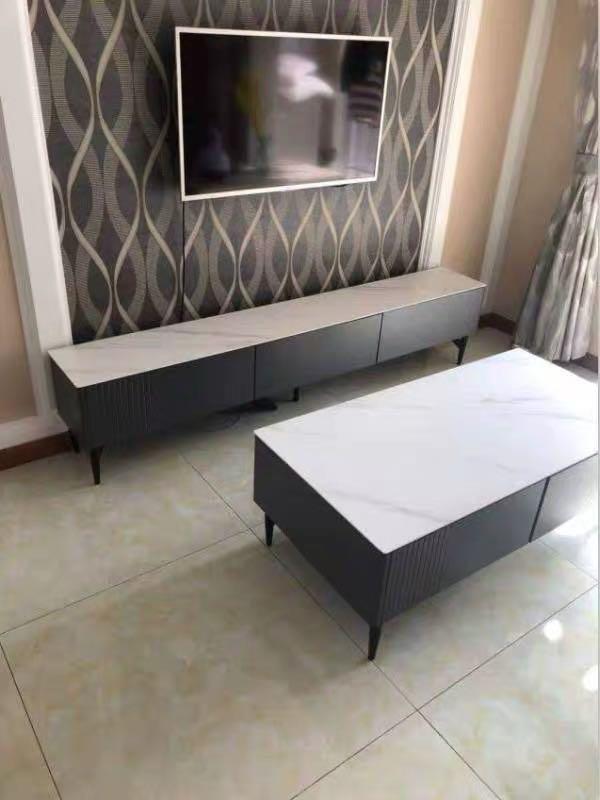Marble TV console, Furniture & Home Living, Furniture, Tables & Sets on