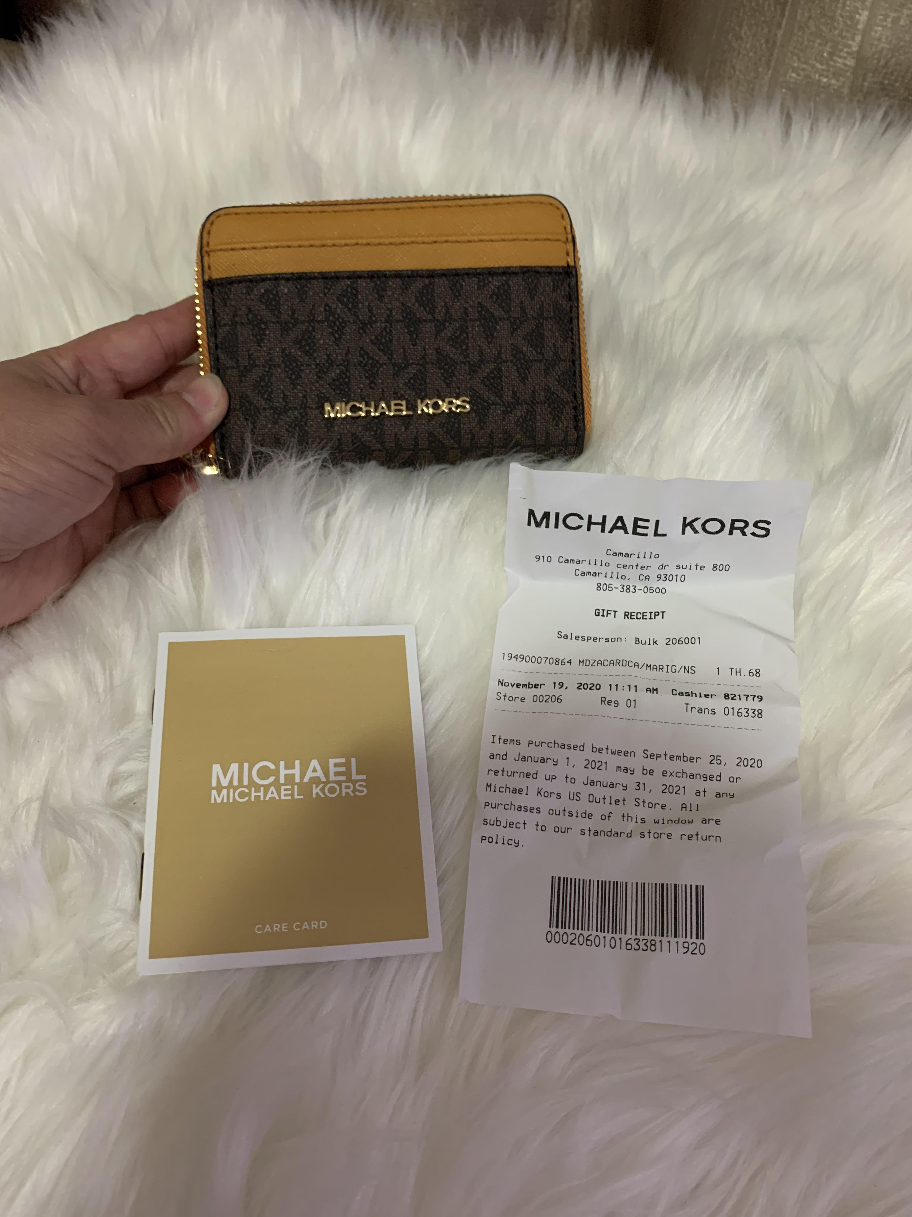 Michael Kors Coin Purse - Marigold, Women's Fashion, Bags & Wallets, Purses  & Pouches on Carousell