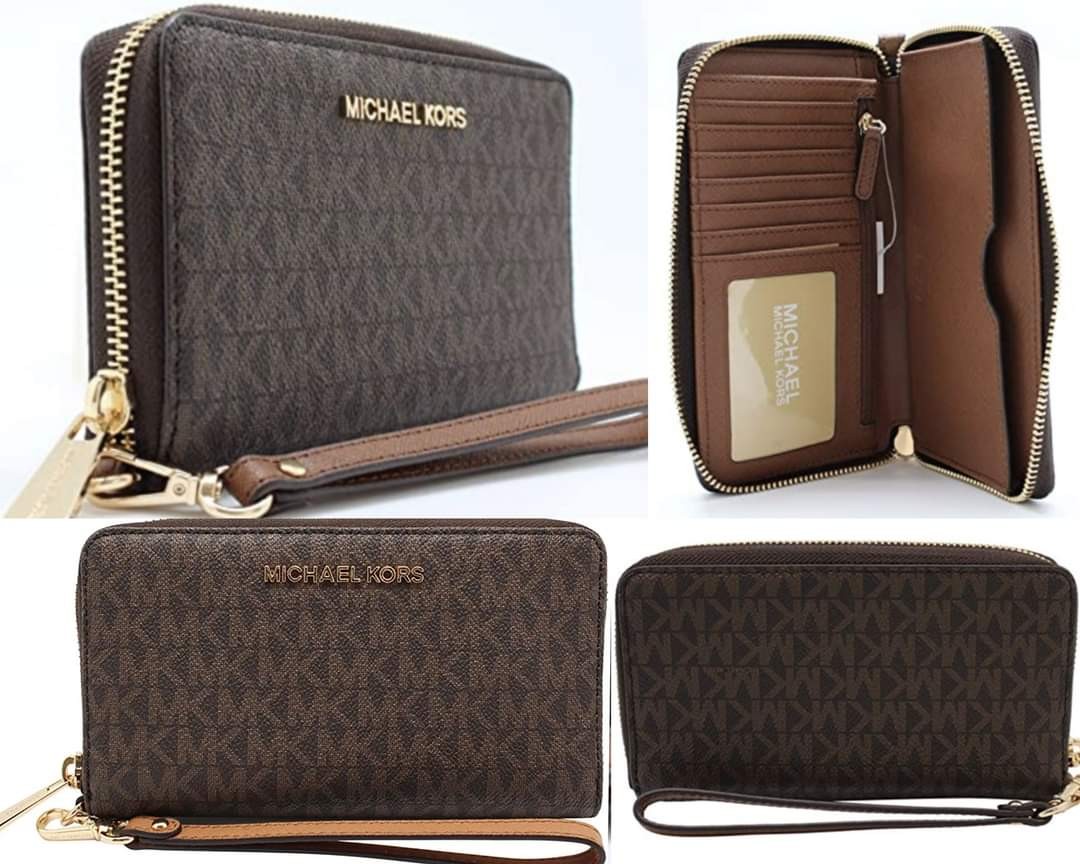 Michael kors wristlet phone wallet discount