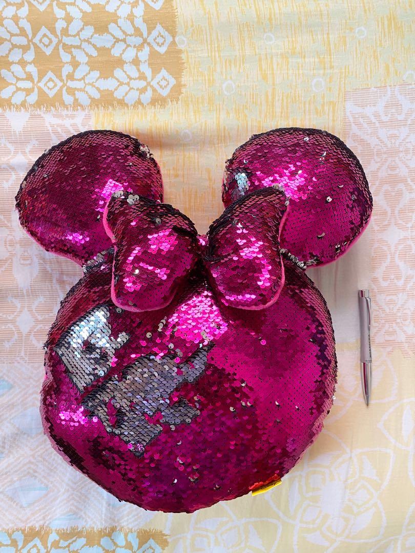 Minnie mouse cheap sequin pillow