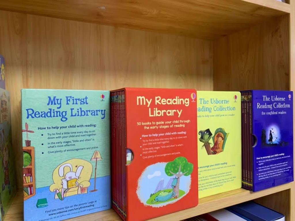 現貨包郵🚚送MP3|可點讀) Usborne Library Collection 1-4 我的圖書館