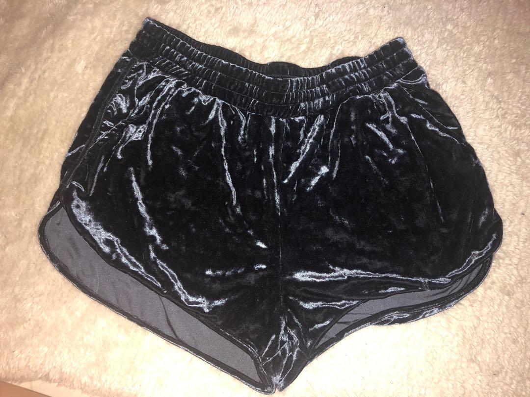 Cheap velvet shorts online
