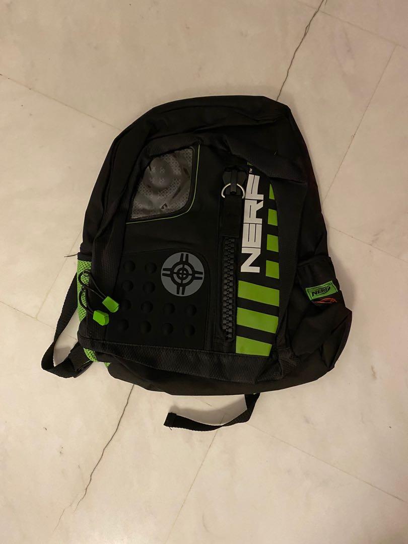 Nerf authentic backpack (Category: Water Sports) located in Singapore. Submitted by blinkoneeighttwo (Listing ID 1061083910, Image 2). Description: BRAND NEW, STILL WITH ORIGINAL TAG Bought from USA a couple years back, but never used. Selling: 1 for $25 2 for $40.
